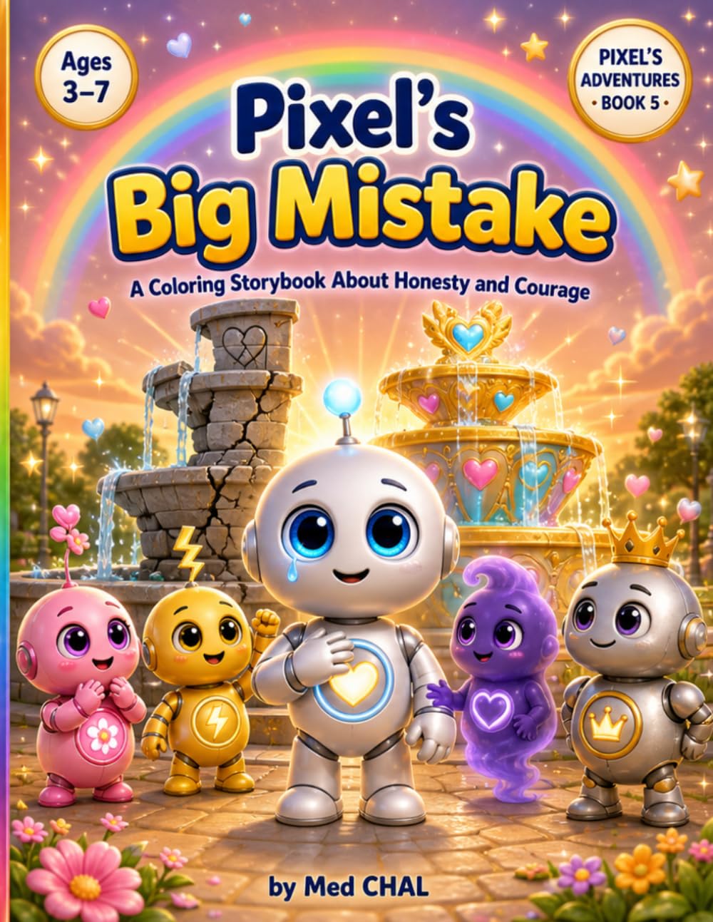 Pixel's Big Mistake: A Coloring Storybook About Honesty and Courage | Fun Read-and-Color Adventure for Kids Ages 3-7 (Pixel's Adventures)