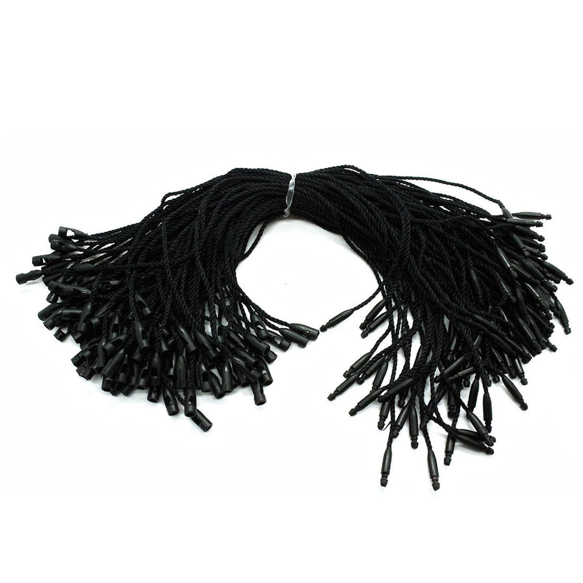 Fermagli Per Etichette Trimming Shop – 100 Pezzi In Nylon Nero, Lunghezza 25 Cm, Chiusura A Scatto Di Sicurezza Per Abbigliamento E Gioielli