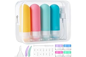16 Pack Airline Travel Containers: Essential Leakproof Toiletry Essentials for Seamless Travel
