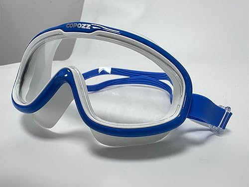 Miniatura 7 de COPOZZ Gafas de natación para niños de 8 a 12 años, visión amplia para jóvenes, antiniebla, sin fugas, gafas de natación transparentes para niños