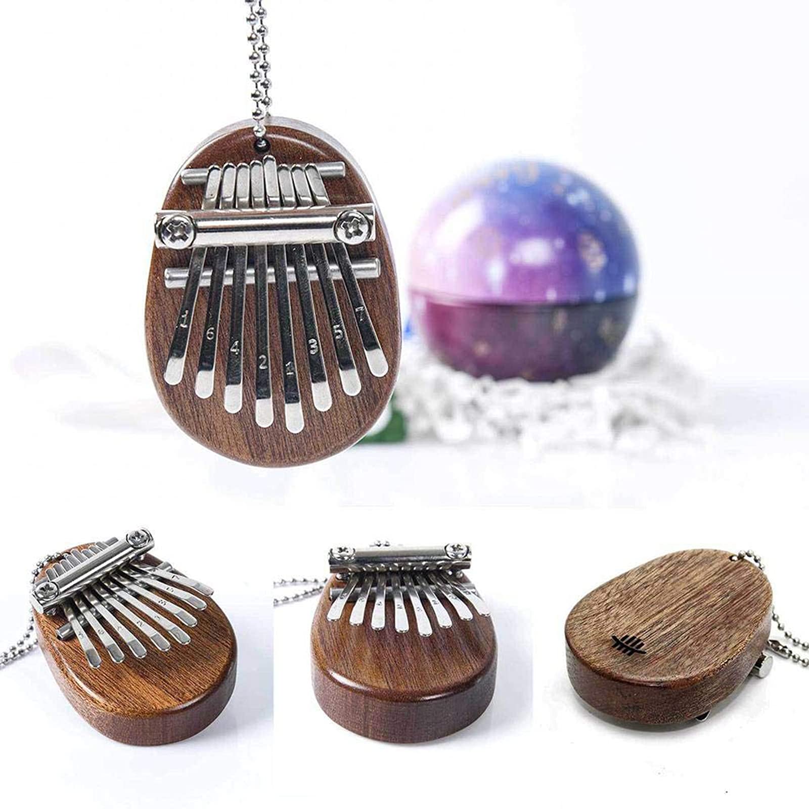 Kalimba 8 Clés, Pouce Piano Portable Mini Portable Piano à Pouce Poche Music Beginner Kalimba Instrument Kalimba Pouce Piano