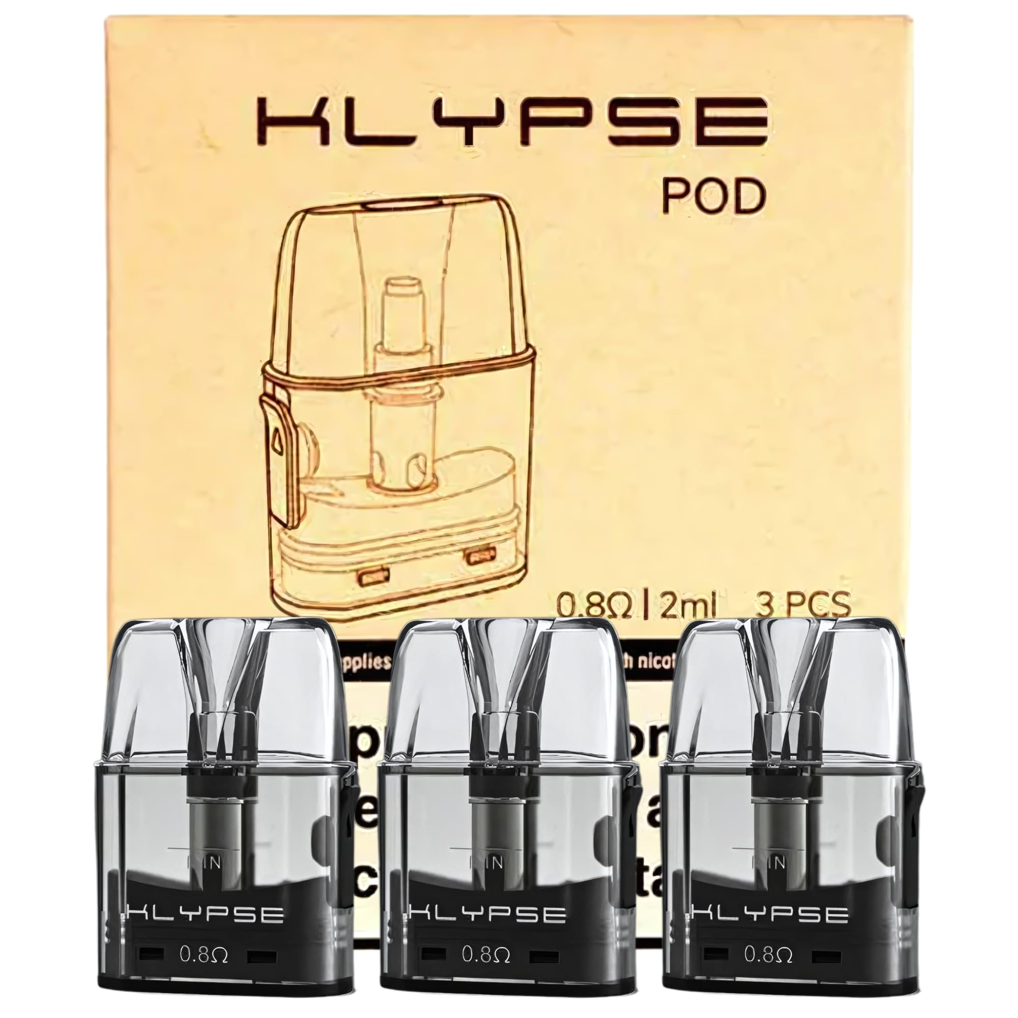 Born To Vape presente INNOKIN Klypse Cartouche de rechange pour kit Klypse  - Pack de 3 - (0,8 ohm)