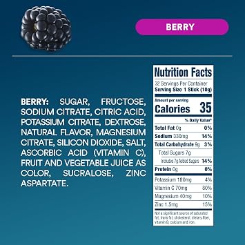 DripDrop Hydration - Electrolyte Powder Packets - Berry & Orange Bundle - 64 Count
