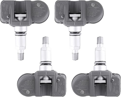 Miniatura 1 de Paquete de 4 sensores de presión de neumáticos TPMS compatibles con Dodge Charger Challenger Viper Jeep Grand Cherokee SRT8 300 56029400AE