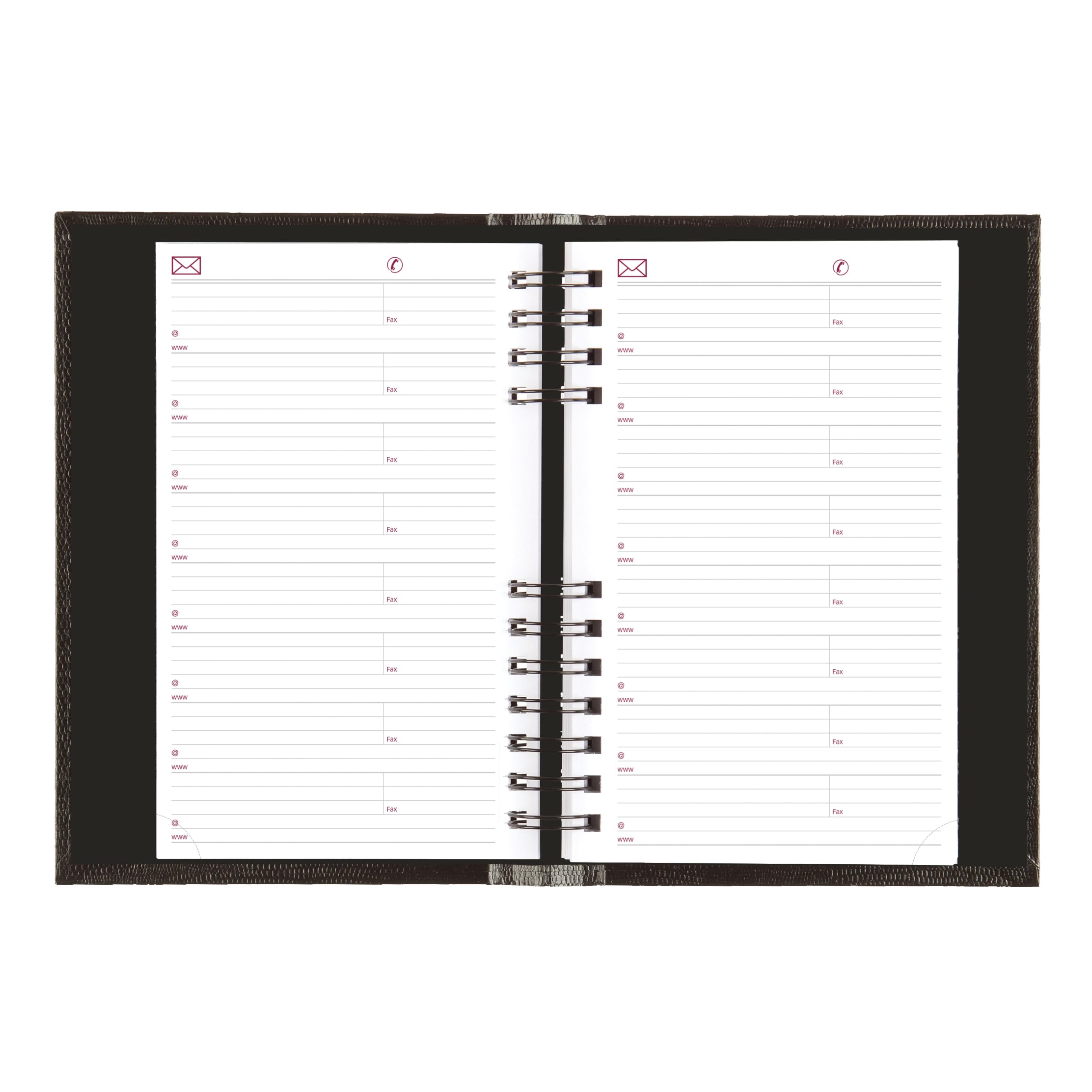 Brownline® CoilPro™ Agenda giornaliera/mensile 2027, 12 mesi, da gennaio a dicembre, rilegatura a doppio filo, 20,3 x 12,7 cm, nero (CB634C.BLK)