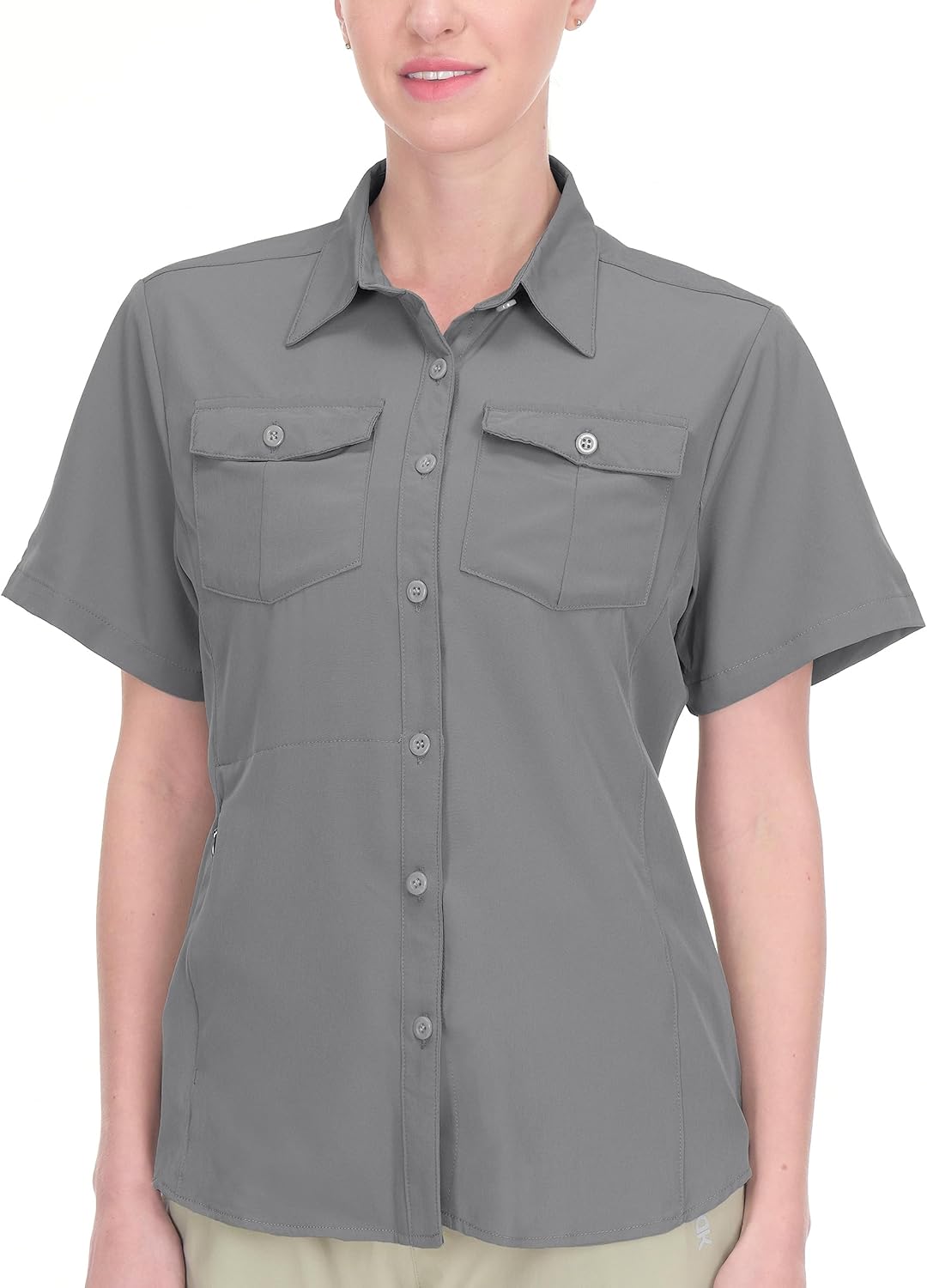Little Donkey Andy Women's Stretch Quick Dry UPF50+ Short Sleeve Shirt for Hiking, Travel, Camping