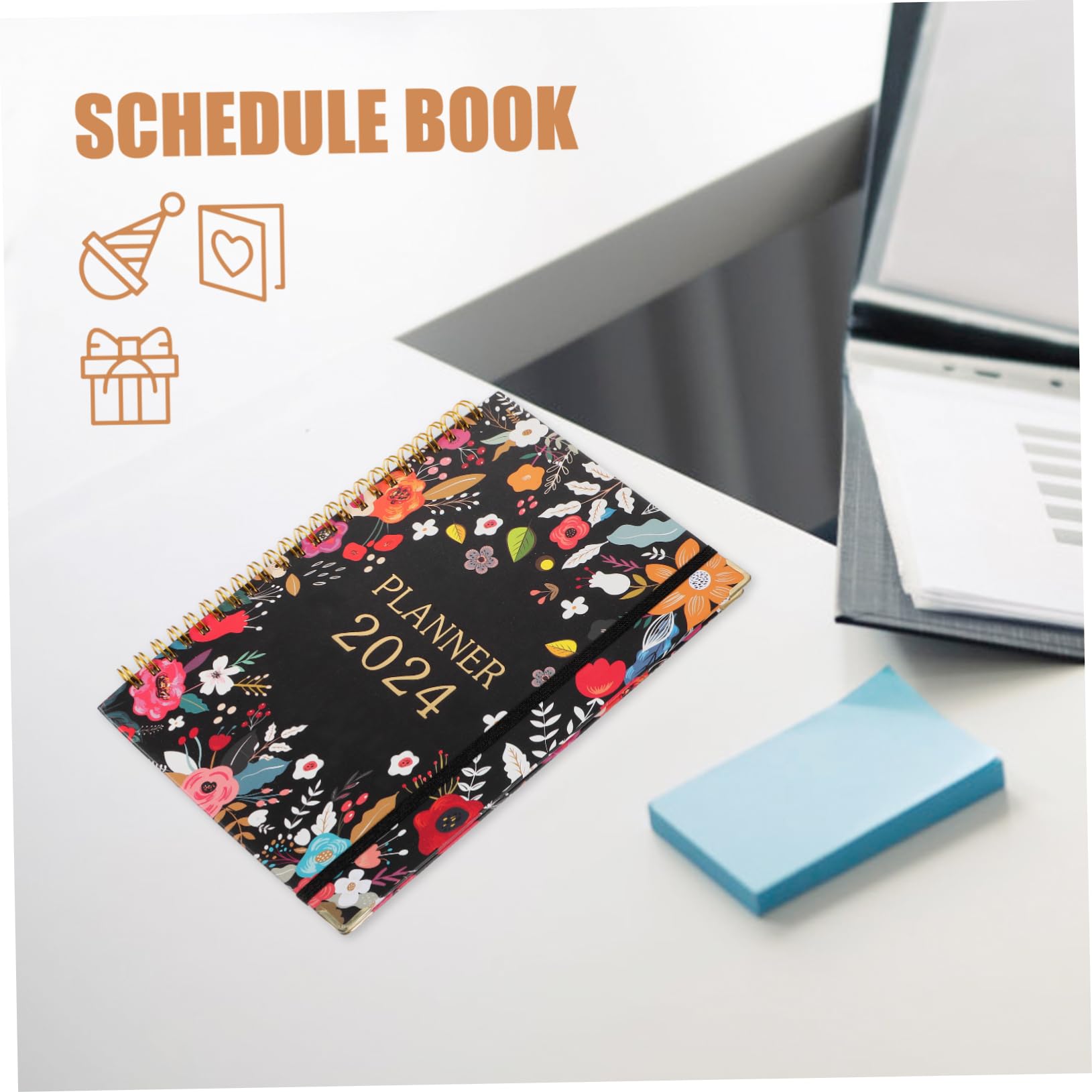 SEWACC 5stücke Portable Academic Planner Für Studenten Lehrer Und Büroangestellte Englisch Kalenderbuch Organisation Von Terminen Und Stabiler Dickes Vielseitig Einsetzbar