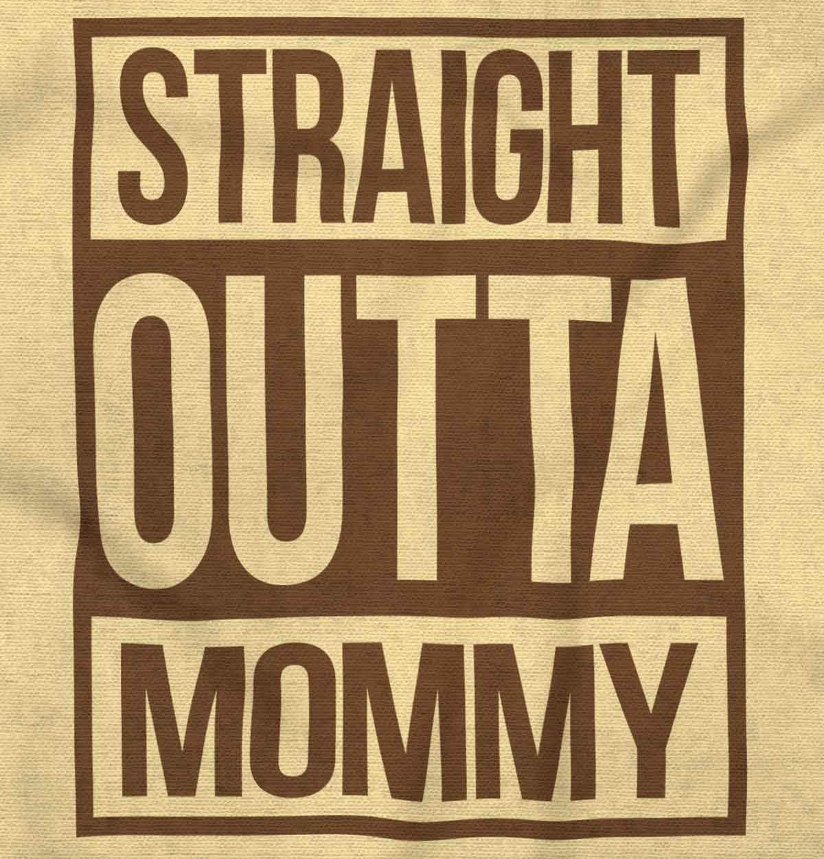 Brisco Brands Straight Outta Mommy Hip Hop Baby Romper Boys or Girls