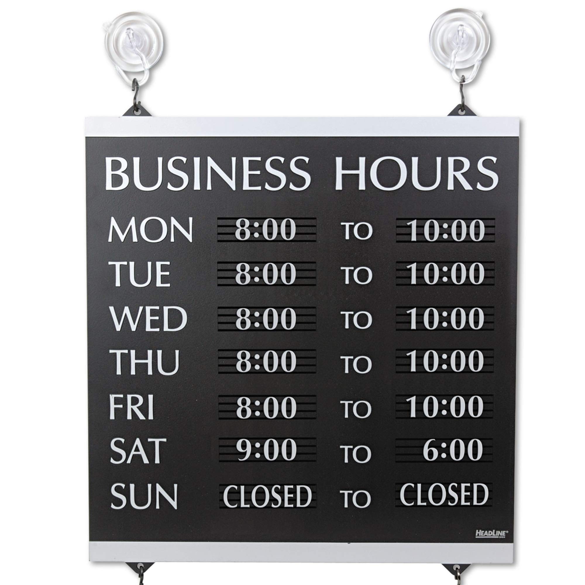 USS4247 - Century Series Business Hours Sign