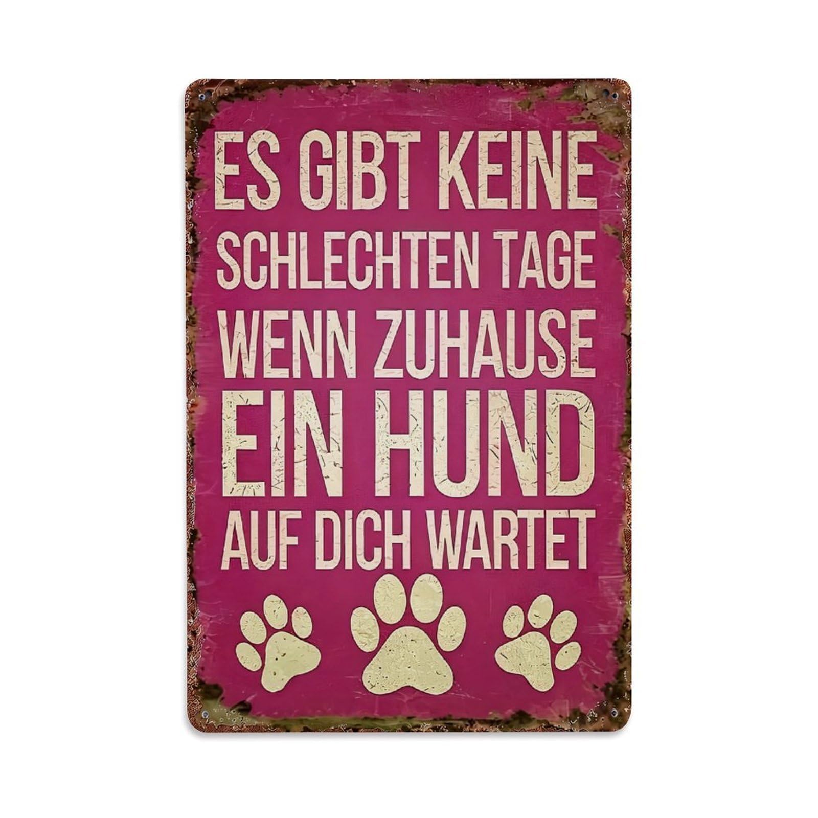 Jdyaojiesheng Vintage Es Gibt Keine Schlechten Tage Wenn Zuhause Tin Sign Retro Metal Wall Decor Metal Poster, Home Bar Garage Farmhouse Cafe Wall Art Decoration 8X12inches