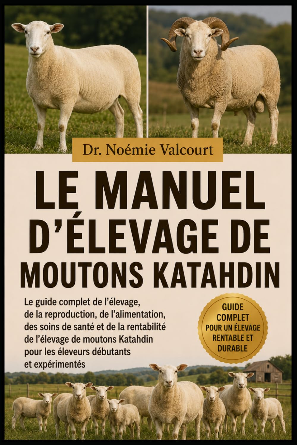 LE MANUEL D'ÉLEVAGE DE MOUTONS KATAHDIN: Le guide complet de l'élevage, de la reproduction, de l'alimentation, des soins de santé et de la rentabilité ... pour les éleveurs débutants et expérimentés