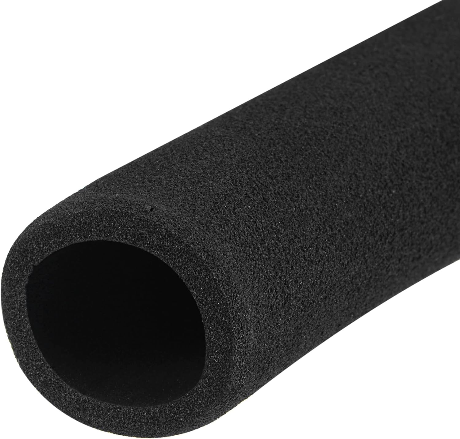 MECCANIXITY Foam Grip Tubing Handle Grips 1"(25mm) ID 3/16"(5mm) Wall Thick 7.7" Black Non-Slip for Fitness, Tools Handle Support