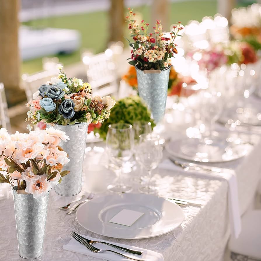 フラワーバスケット　傘立て　亜鉛メッキ　ブリキ フラワーバスケット 傘立て 亜鉛メッキ ブリキ Amazon｜UKCOCO