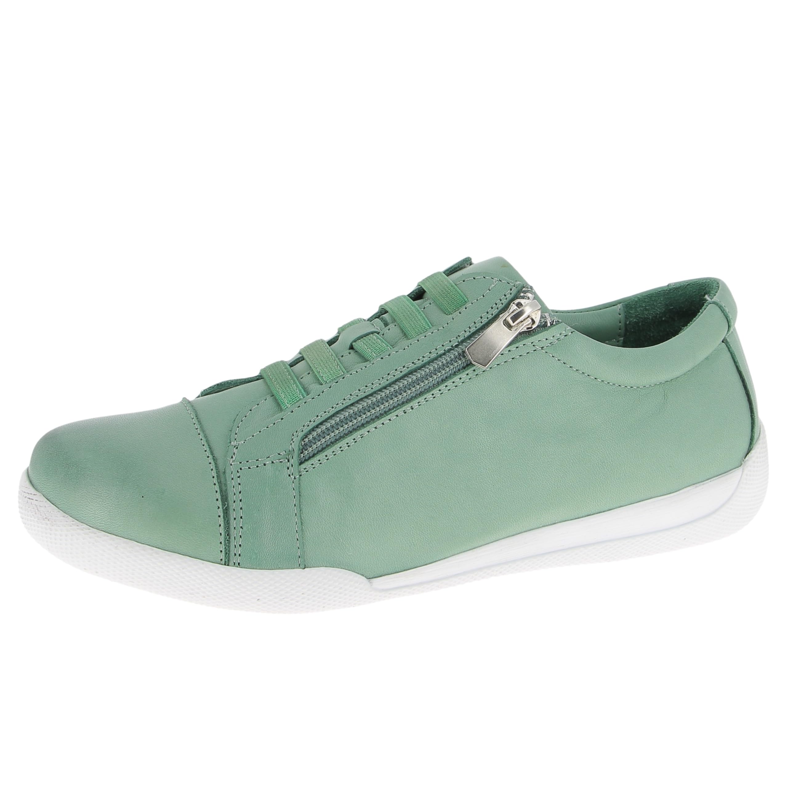 Andrea Conti Women's Low Top Trainers, Peppermint, 37 EU, Peppermint, 5 UK