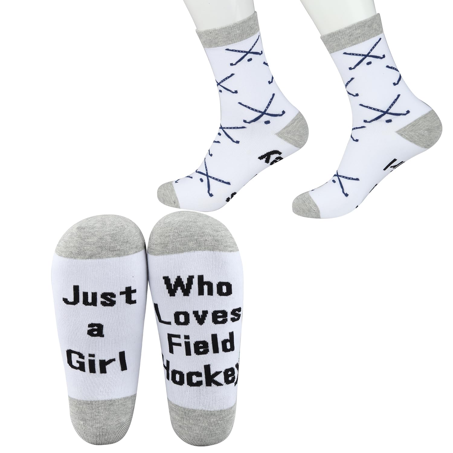 CMNIM Girls Field Hockey Socks - Gift for Players & Lovers