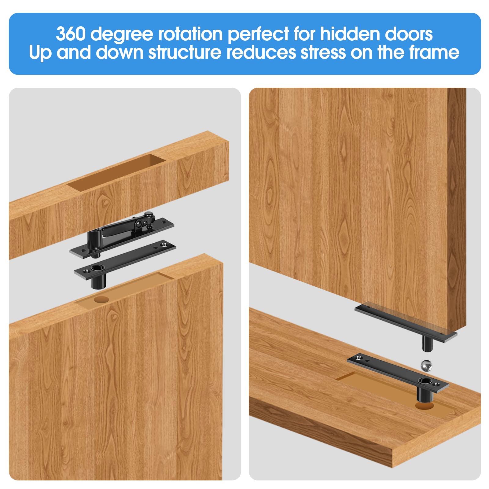 Charnière Pivot En Acier Inoxydable Robuste Pour Porte En Bois - Chine Charnière De Porte