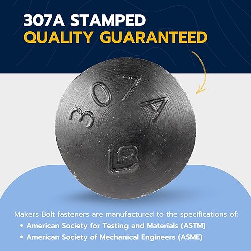 Miniatura 4 de El kit de pernos negros de carro de 1/2 pulgada x 10 pulgadas incluye 12 pernos, 12 arandelas y 12 tuercas, revestimiento de cerámica negra Ruspert