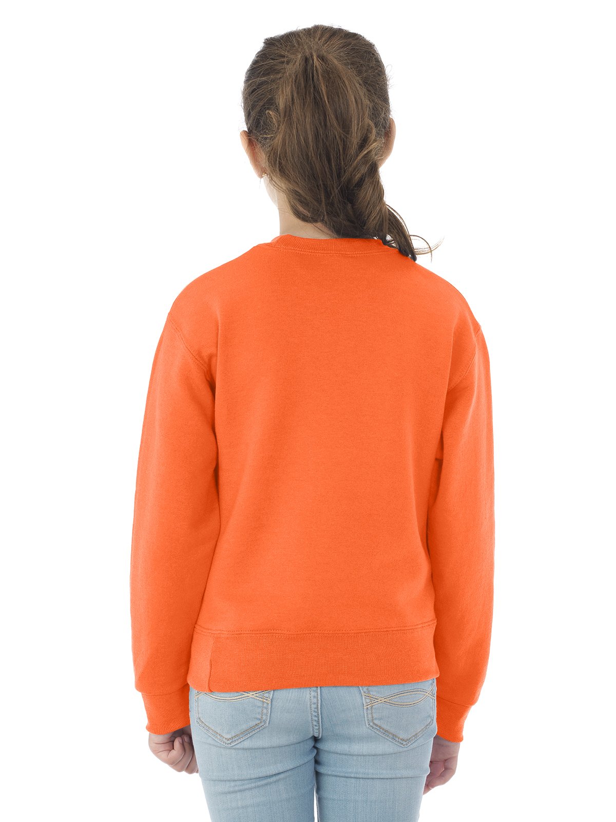 Jerzees Big Boys NuBlend Seamless Ribbed Crewneck Sweatshirt