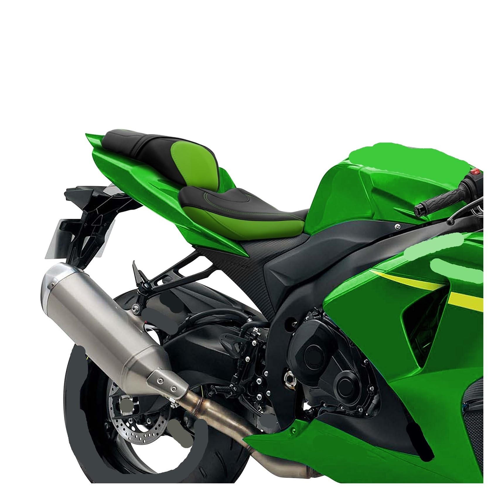 Motocicletta Sella Per Conducente E Passeggero Per Motocicletta