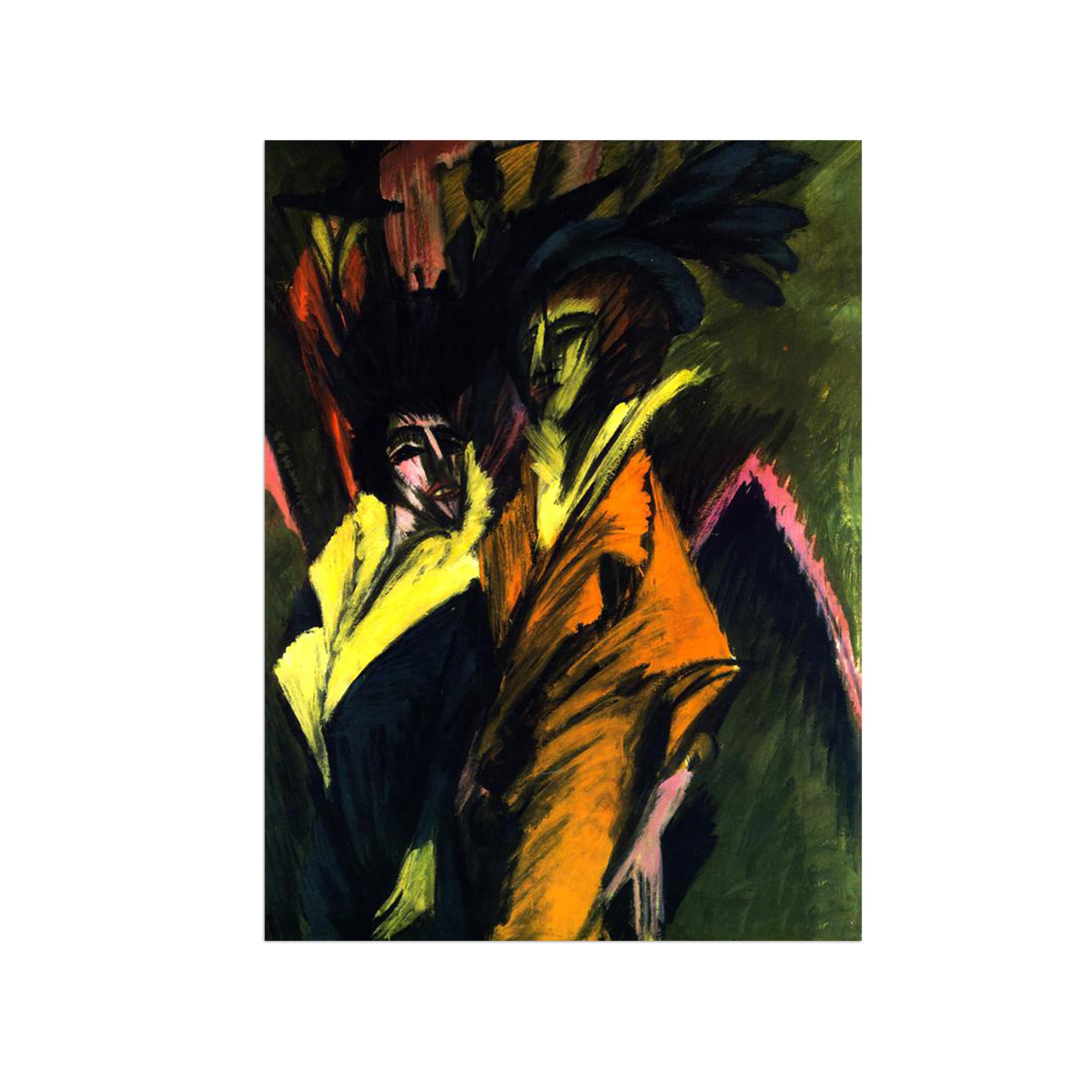 SDYSKKUG Famous Wall Art. Canvas Prints. Two Women 3.65x50cm Unframed