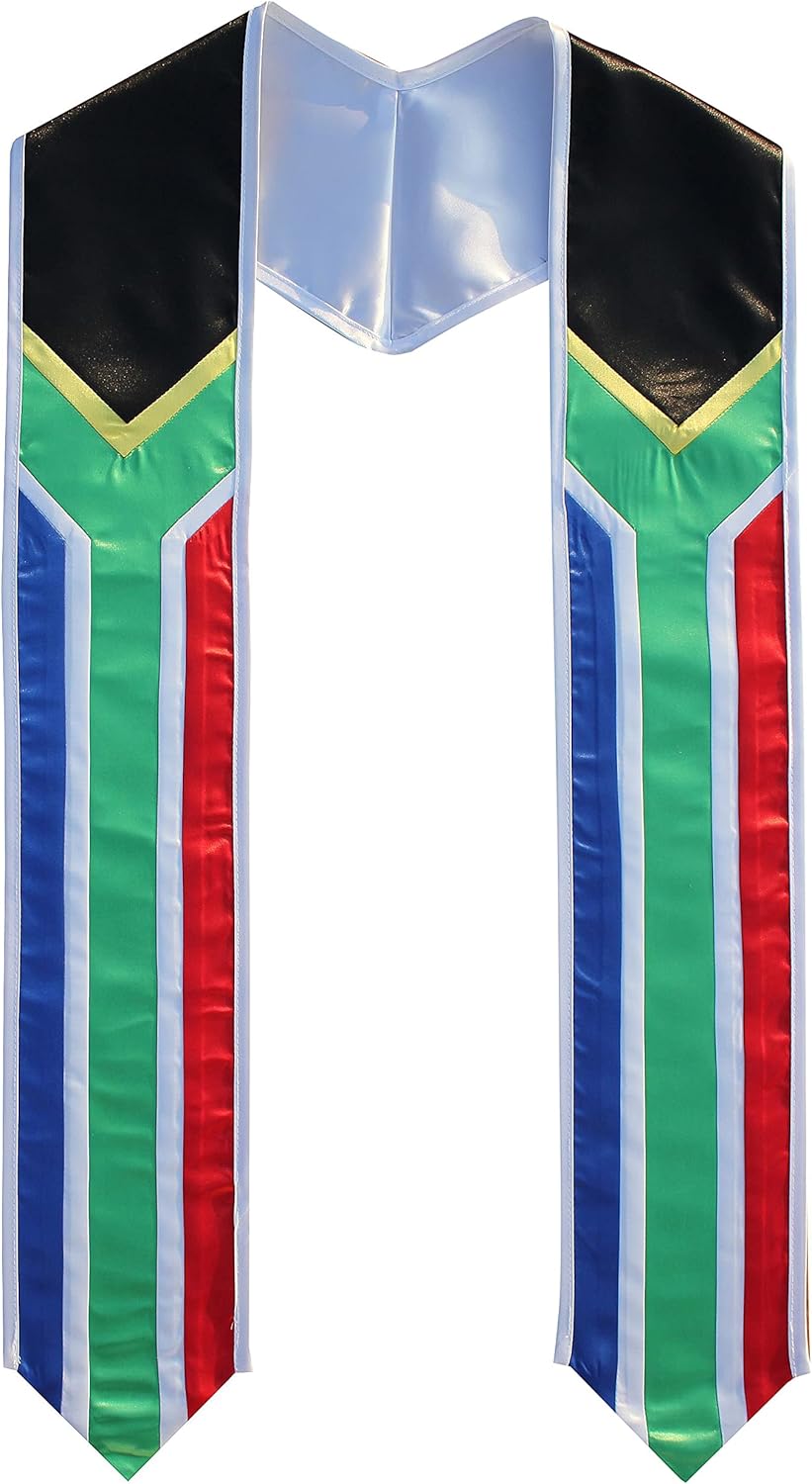 South Africa South Africa/USA Graduation Flag Stole Sash