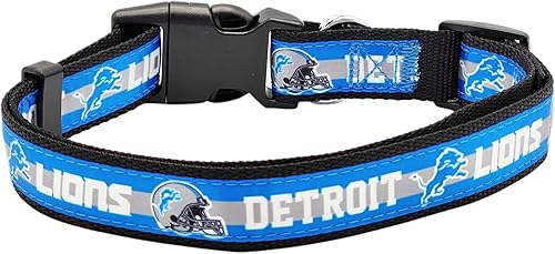 Miniatura 46 de Pets First Collar para perro de la NFL 32 equipos NFL disponibles en 4 tamaños. Collar de PET NFL resistente, fuerte y duradero. Equipo de fútbol