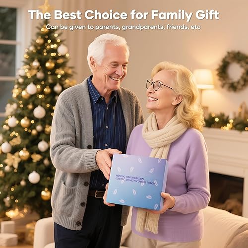 Miniatura 7 de Almohada masajeadora de cuello portátil, masajeador Shiatsu 3 en 1 con control remoto, modos de calor/vibración/tejido profundo para