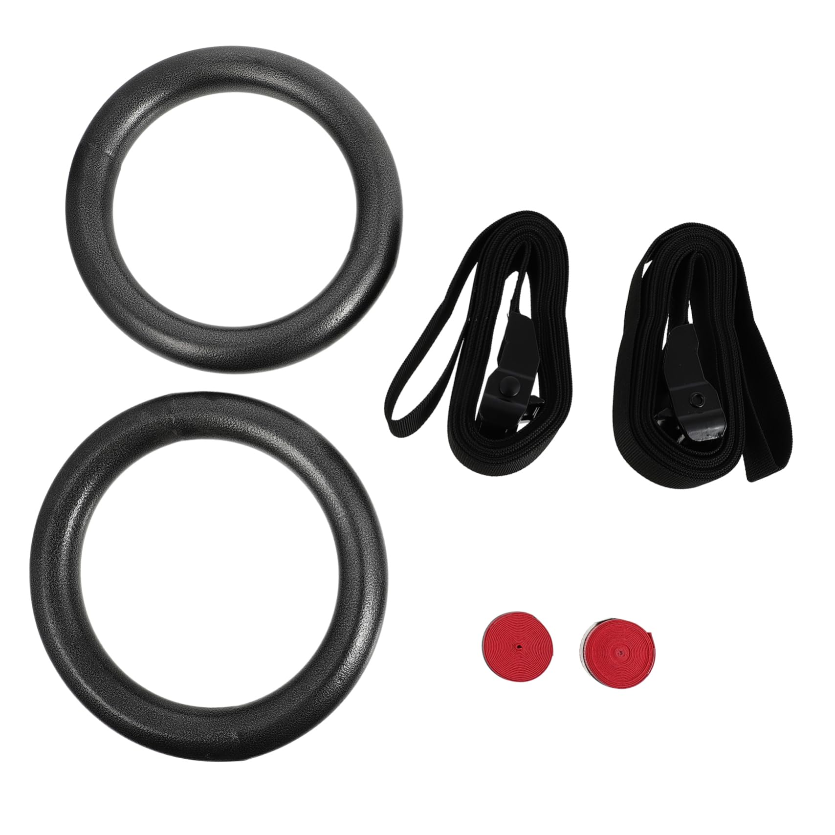 NAMOARLY Small Gymnastics Ring Set Exercise Ring for Fitness Home Gymnastics Equipment Stomach Exercise Random Color