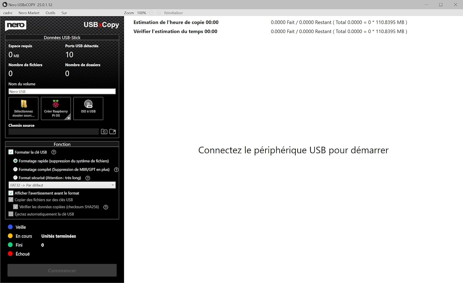 Nero USBxCopy | Logiciel pour Copier et Cloner Clés USB | Duplication Multiple | Effacemen - Mise en situation et utilisation