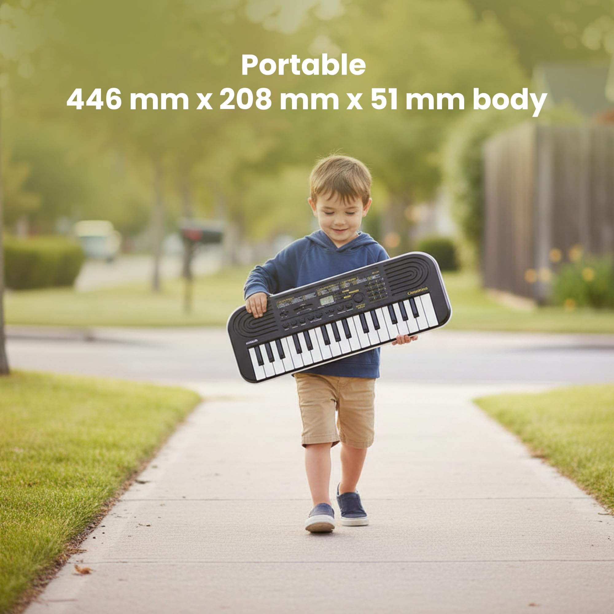 Casio Casiotone SA - Mini tastiera a 32 tasti, con adesivi e panno per la pulizia Austin Bazaar