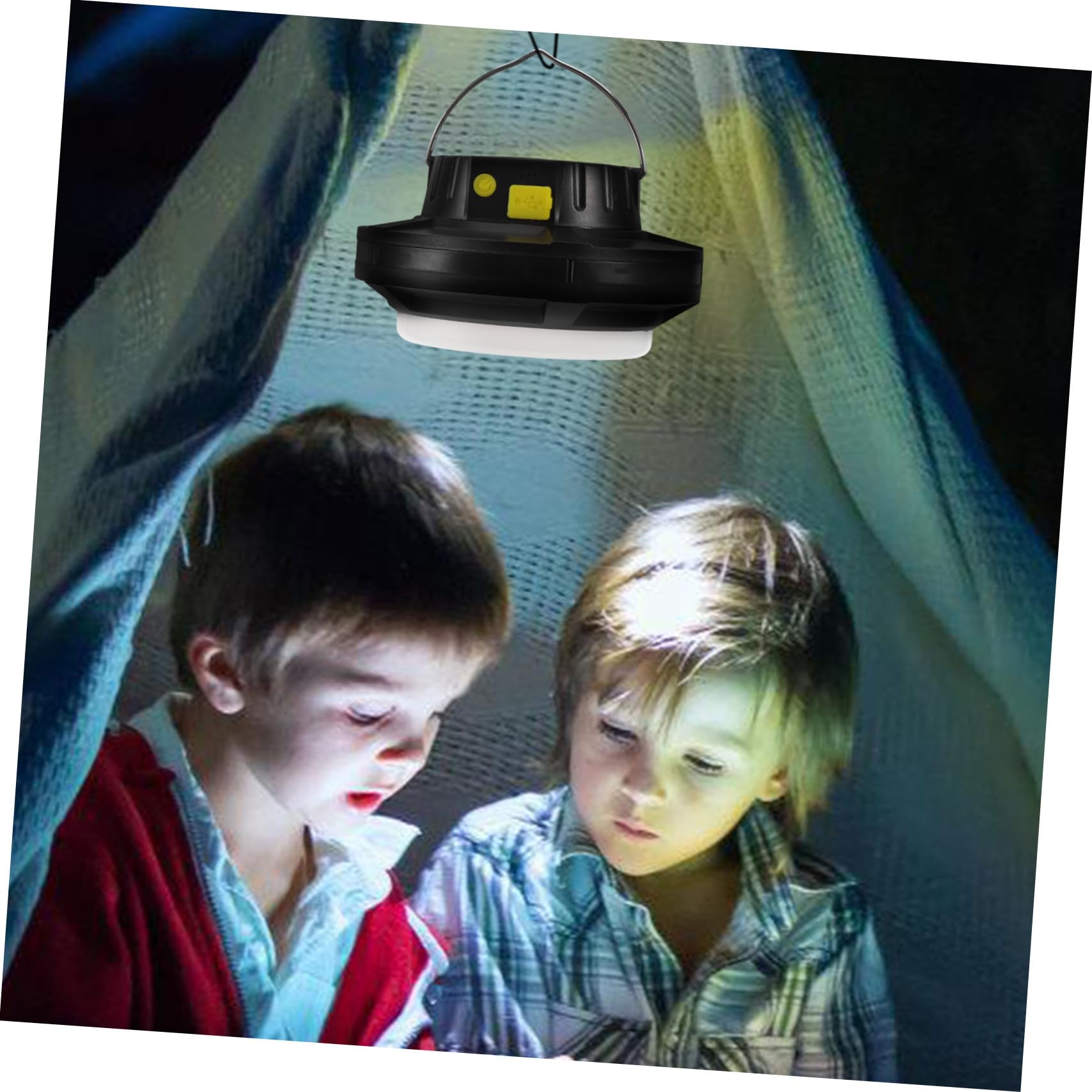 Linterna Solar Recargable USB Luz Emergencia Portátil para Camping Senderismo y con Luz para Tienda y Rv Exterior