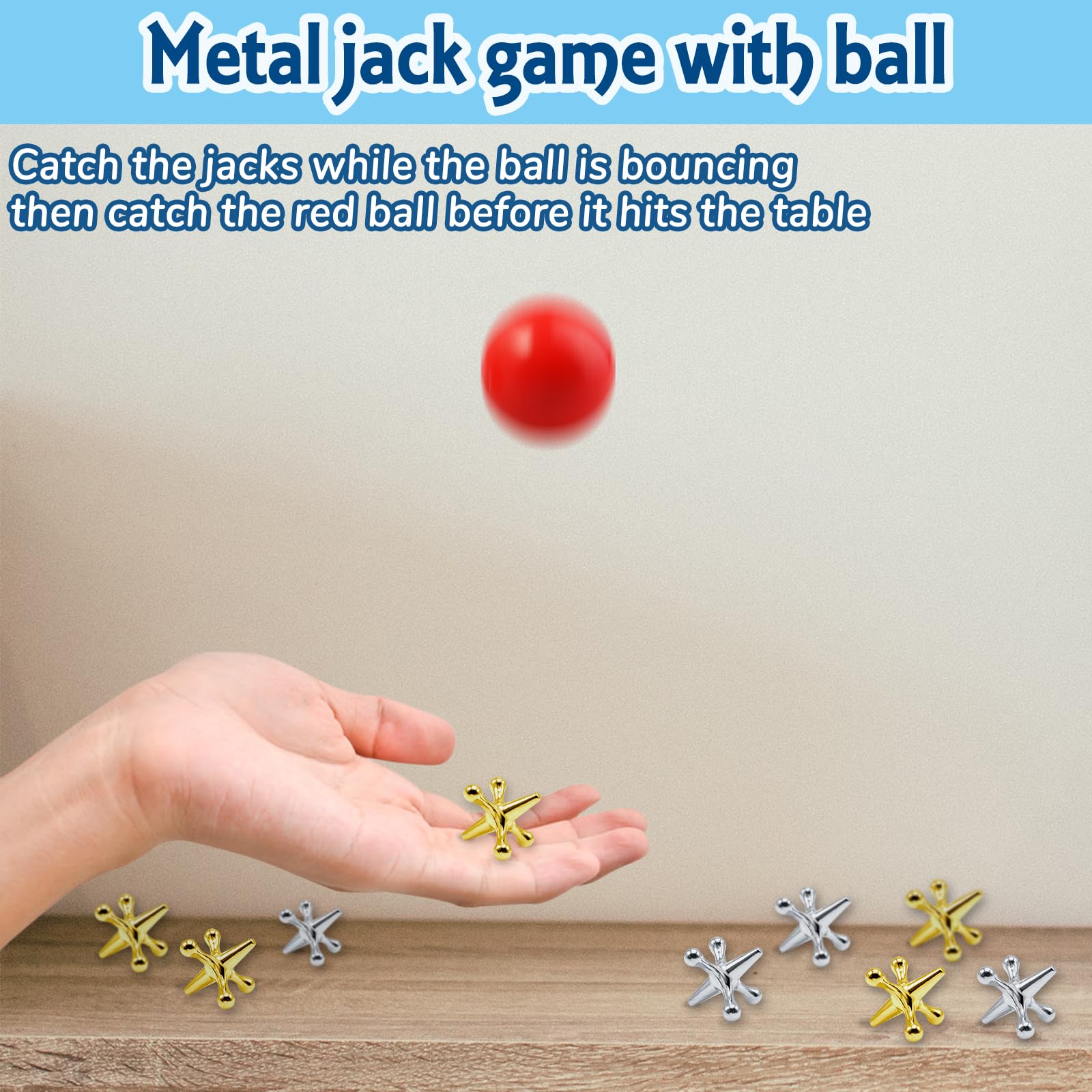 Amazon.com: ZeeDix 3 Sets Jacks Game and Pick Up Sticks, 180 Pcs