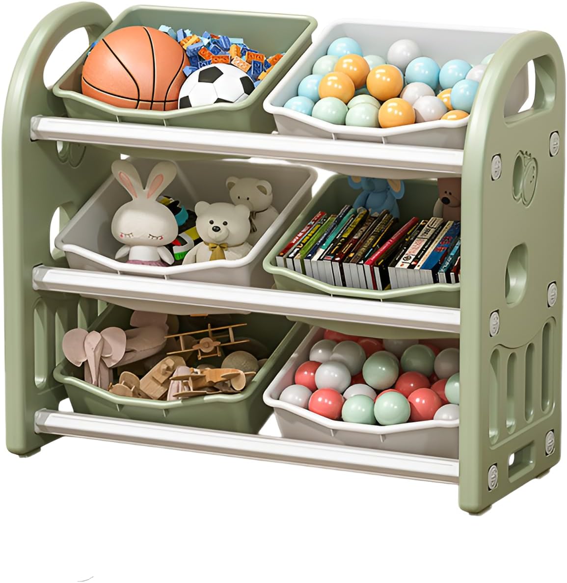 80cm棚 マガジンラック マルチ収納 収納ボックス カラーボックス 家具