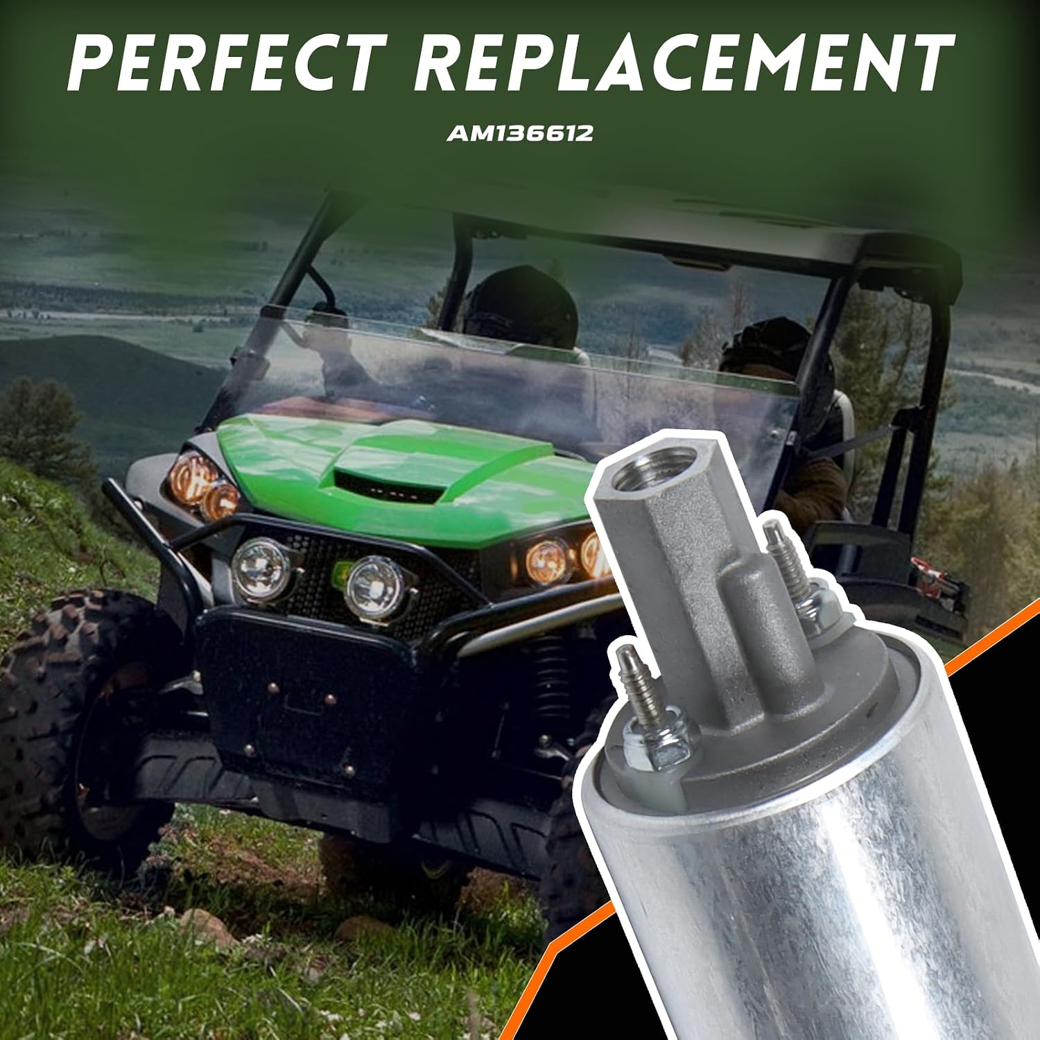 AM136612 Fuel pump Kit Replacement Compatible for John Deere Gator 2011-2017 590i 625i 825i 850i