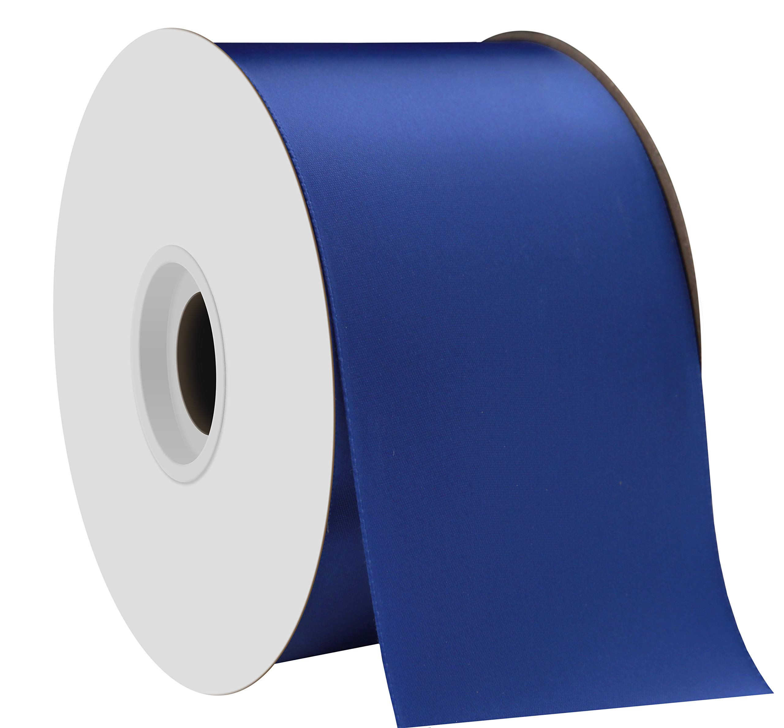 Berwick Offray Offray Single Face Satin Ribbon-3" W X 50 Yards-Royal Nastro