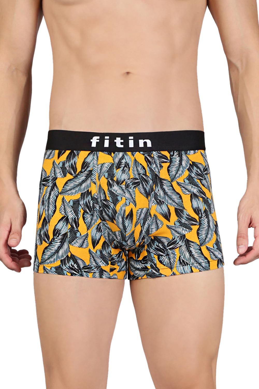fitin Men’s Printed Trunk Underwear | Premium Cotton Spandex | No Marks Waistband | Anti-Bacterial & Anti-Odour | Regular Fit | Stylish & Comfortable-picture-50