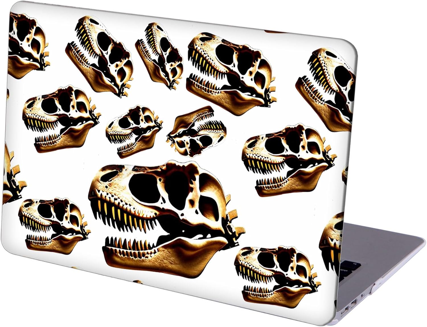 Compatible with MacBook Neo 13-inch, Hard Shell Case with Keyboard Cover and Screen Protector (A3404 A18 Pro chip, 2026 Release) - Dinosaurs Skeleton MD8551