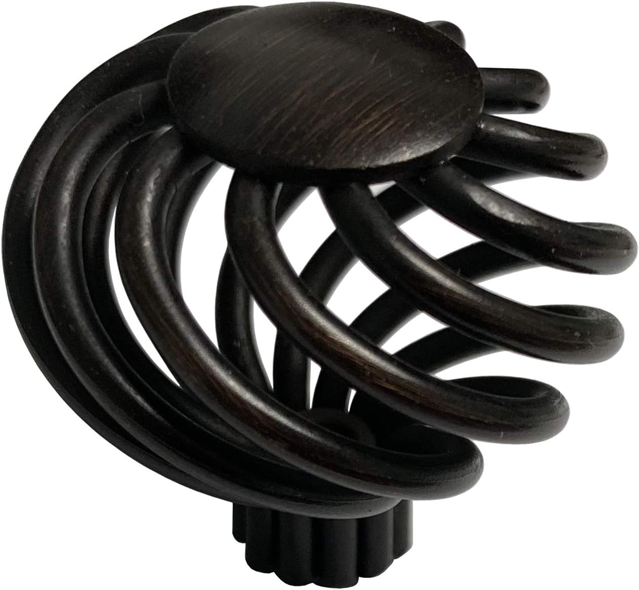 50 Pack Dark Oil Rubbed Bronze Bird Cage Birdcage Birds Nest Twist 1-5/8" (40mm) Diameter Kitchen Cupboard Furniture Cabinet Hardware Drawer Dresser Pull Knob 1318-40