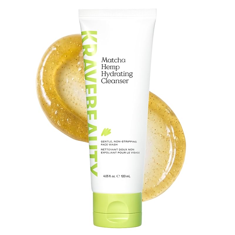 KraveBeauty Matcha Hemp Hydrating Cleanser, 120 mL
