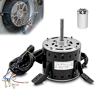 5KCP39LGV569BS Furnace Blower Fan Motor HC43TE113 1/2HP 115V 1075RPM 3-Speed Compatible with Carrier Bryant Payne GE Genteq Furnace Blower Motor Replace 5KCP39LGSA06S HB43TR113 HC43TE113A