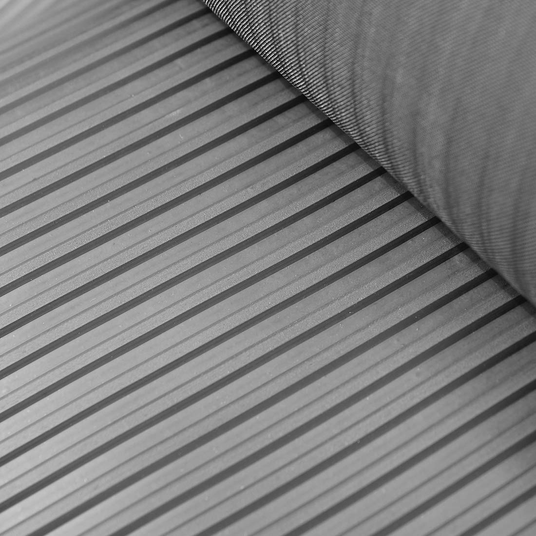 Breitriefenmatte, 10m² 1,2 x 8,34m Stärke: 3mm, Schwarz