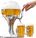 InnovaGoods Ball Dispensador de Cerveza Refrigerante, PMMA, Plateado, 24x24x42 cm Dispensador 3.5L