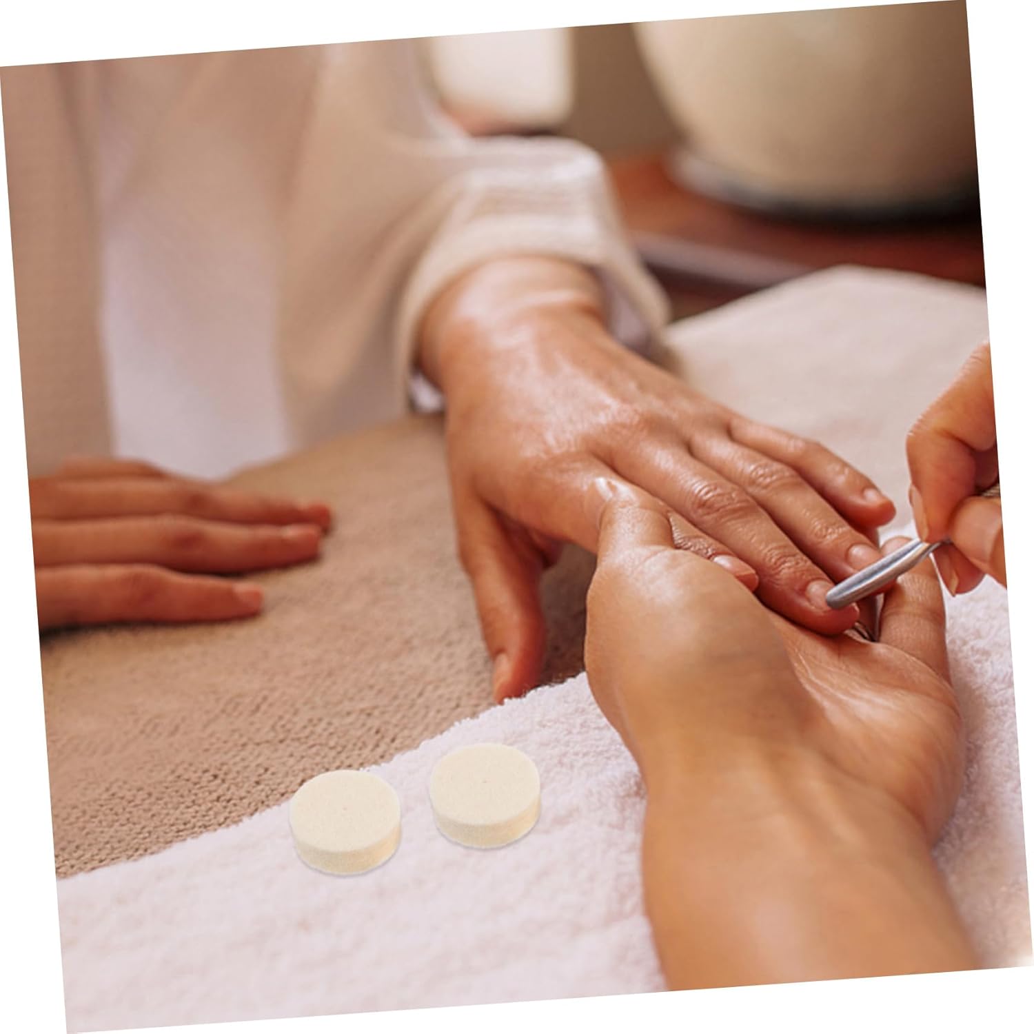 PRETYZOOM 4sets 100pcs Wool Polishing Buffing Wheel for Rotary Tools Grinding Heads for Jewelry and Nail Art Efficient Polishing Kit with Wear Resistant Material 100pcs*4