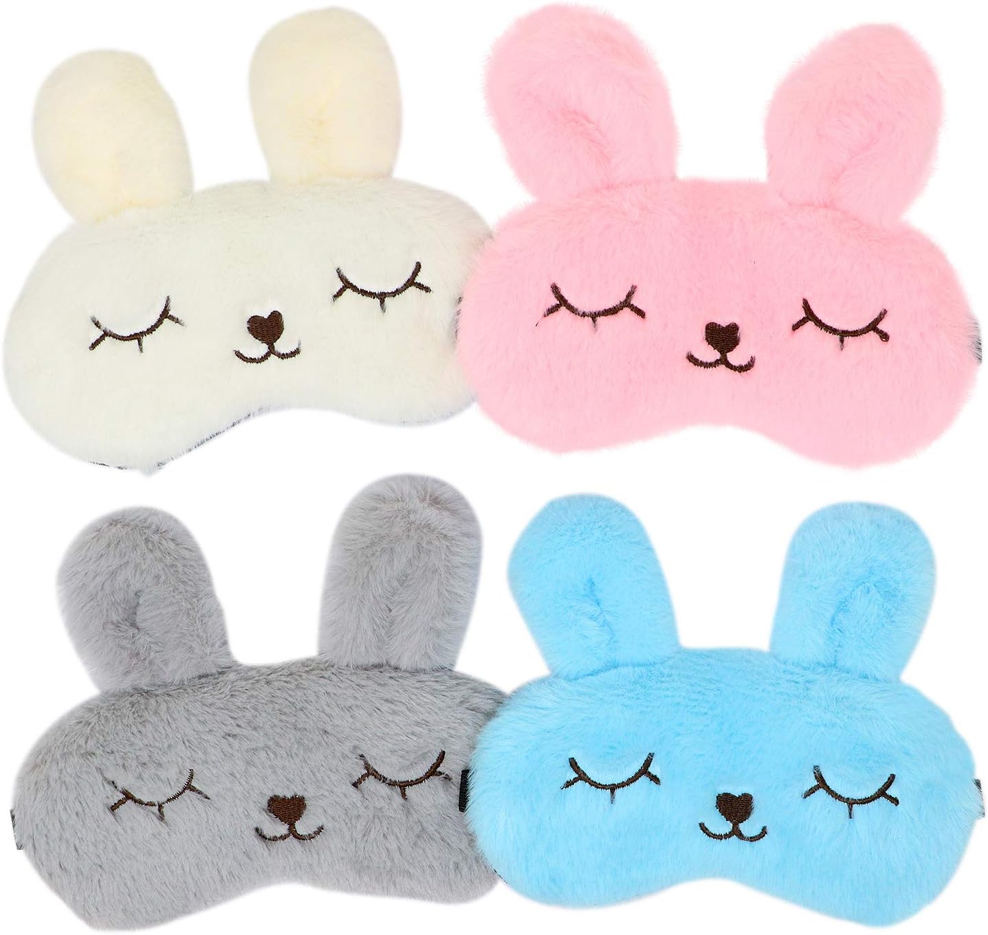 maschera occhi di peluche per dormire