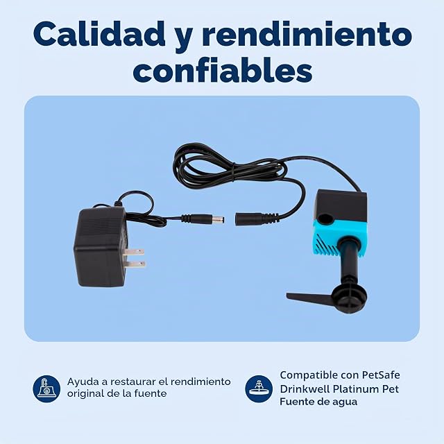 Foto 4 de 8 de PetSafe Drinkwell Platinum - Bomba de Repuesto para Fuente de Agua para Perros y Gatos