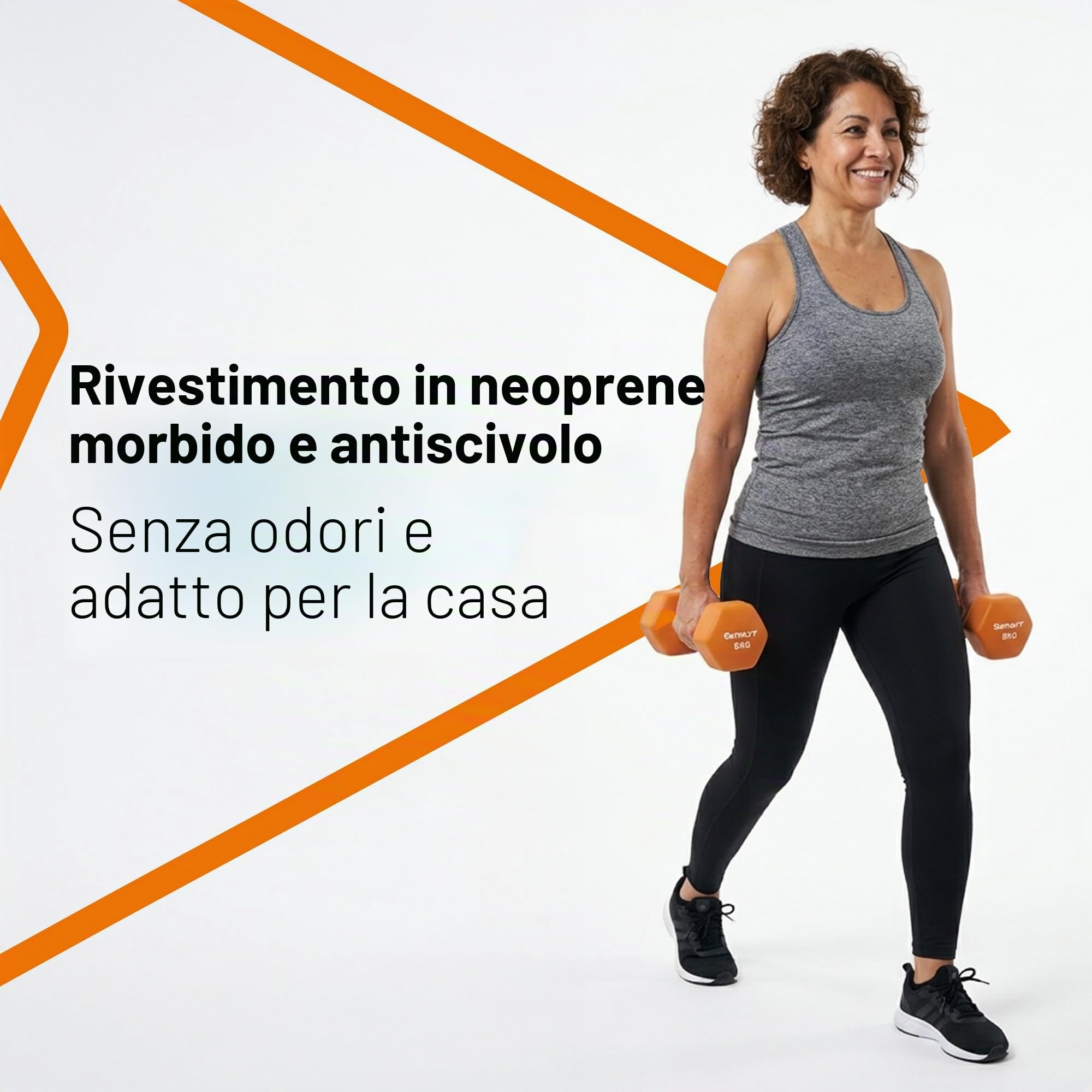 Set di manubri Athlyt in neoprene