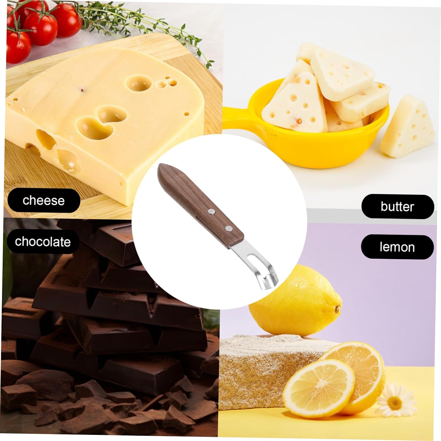 2 Pcs Stainless Steel Cheese Grater Kitchen Tool for Cheese Chocolate