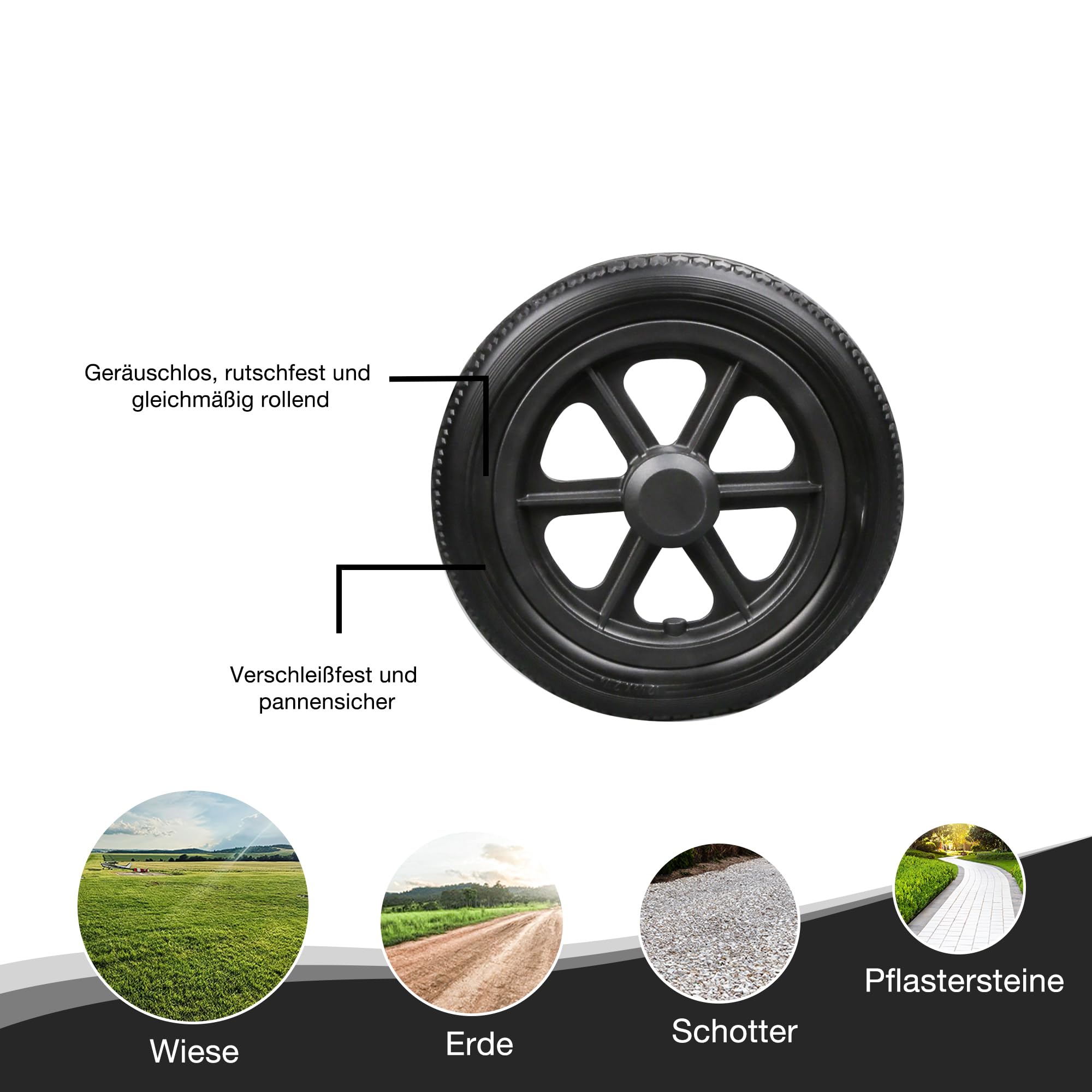 Rollstuhl Faltbar Leicht für Erwachsene und Senioren, Tragbarer Reisestuhl mit Abnehmbarem Polster und 12-Zoll-Rädern, Ergonomischer Rollstuhl, Höhenverstellbar, für Jedes Gelände Geeignet