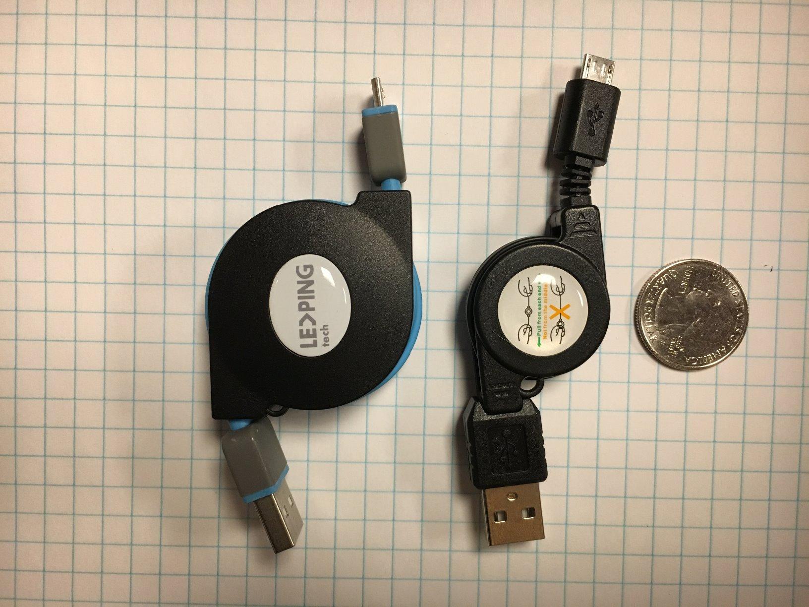 Amazon.com: eTECH Collection 3 Pack of Retractable USB to MicroUSB ...