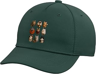Camping Funny Cats Outdoor Hiking Camping Adventure Gifts Adjustable Baseball Hat